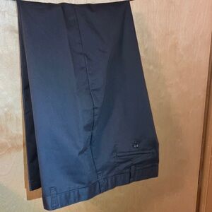 Lee Men's Dark Blue Formal Trousers